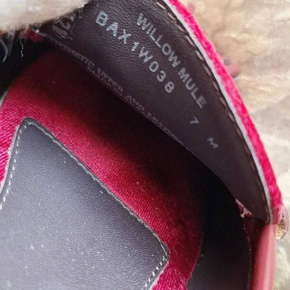 Willow Mule Velvet Loafers Size 7 M - Picture 6 of 6